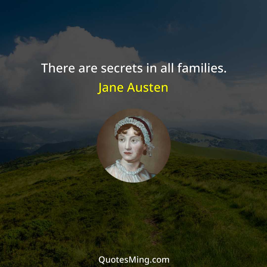 There are secrets in all families