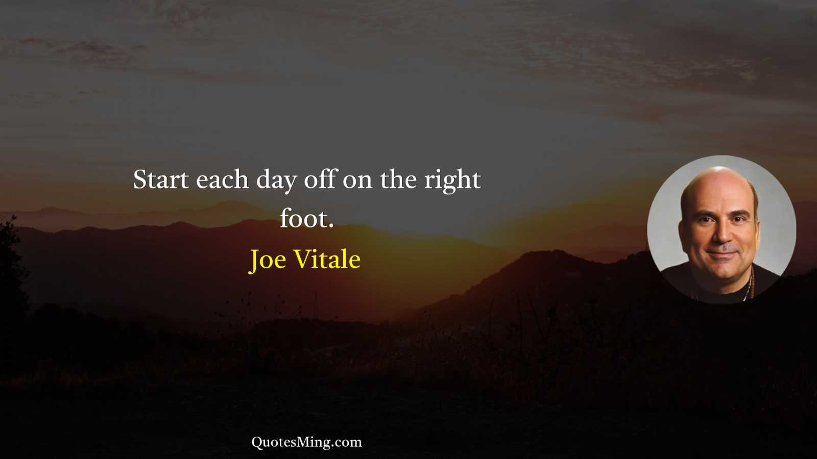 Start each day off on the right foot