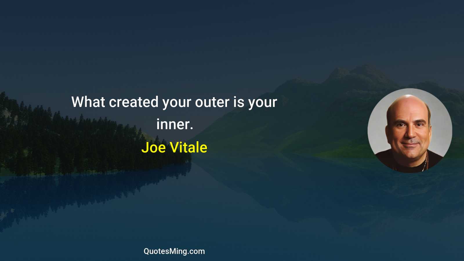 What created your outer is your inner