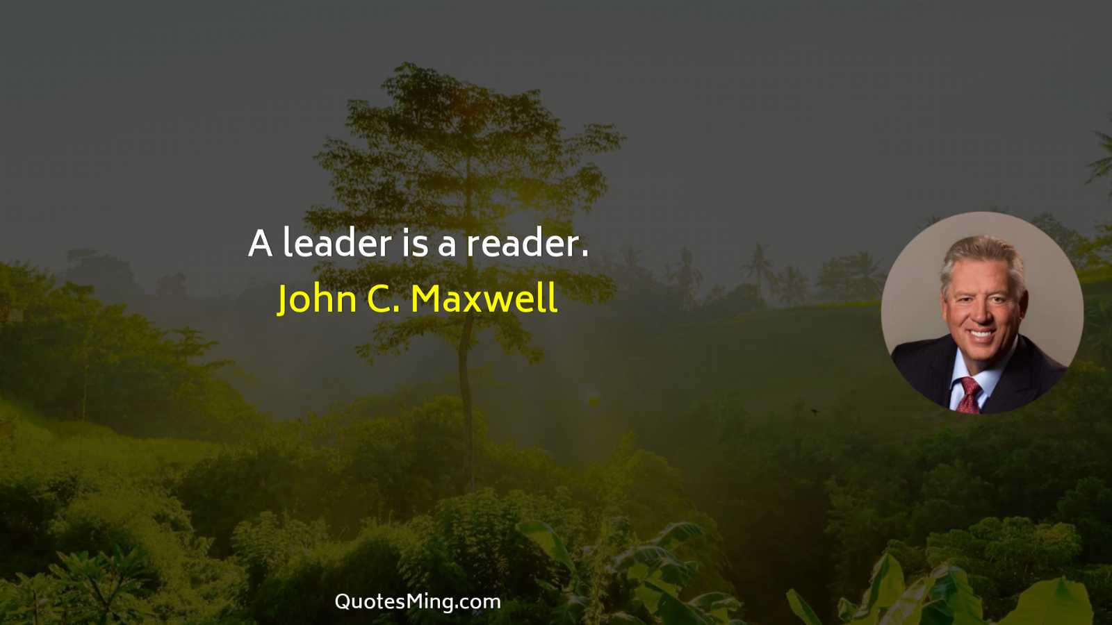 A leader is a reader