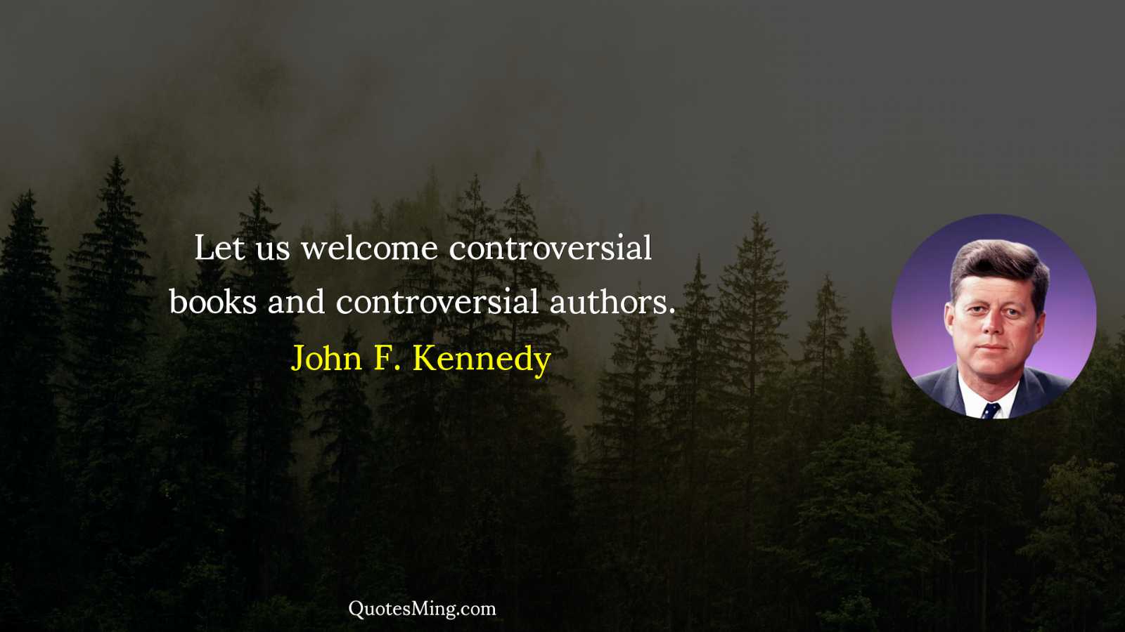 Let us welcome controversial books and controversial authors