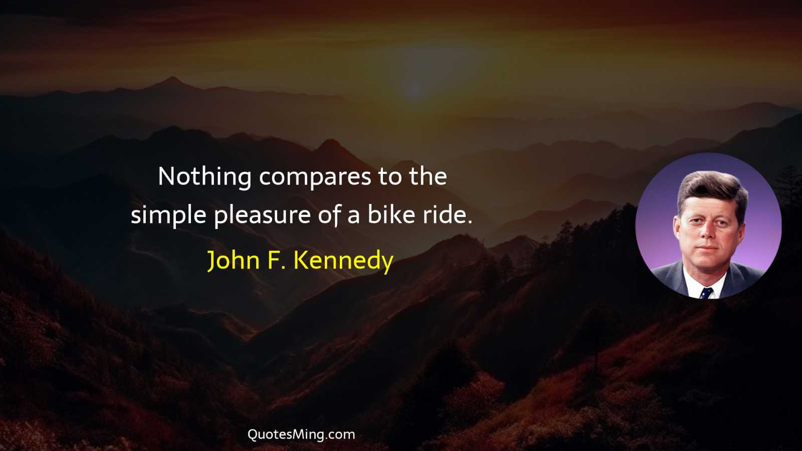 Nothing compares to the simple pleasure of a bike ride