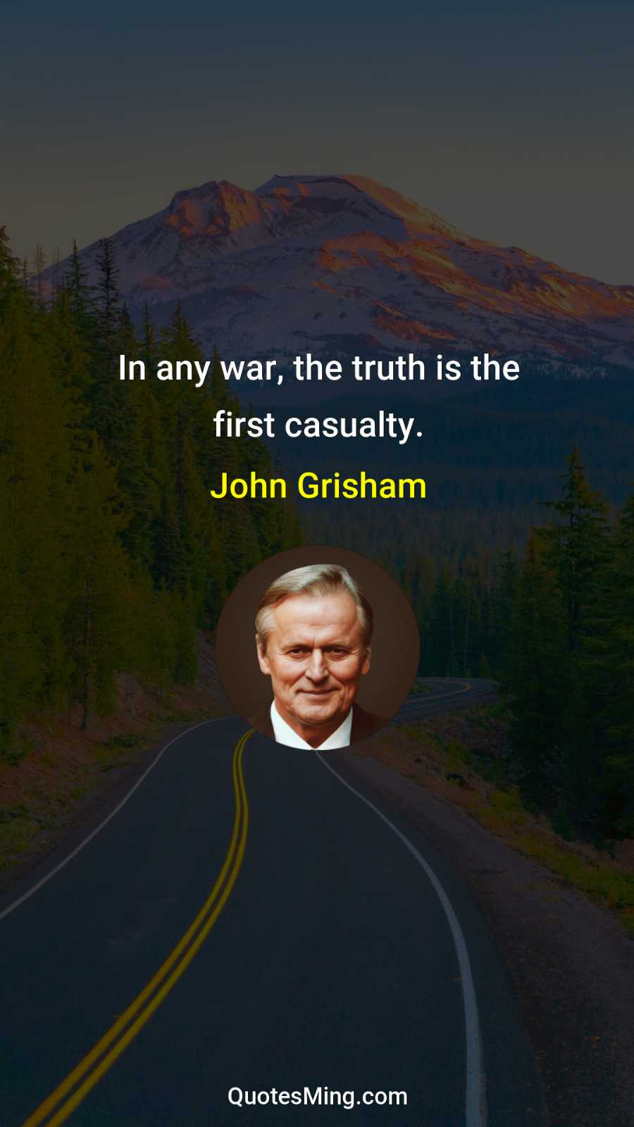 In any war the truth is the first casualty