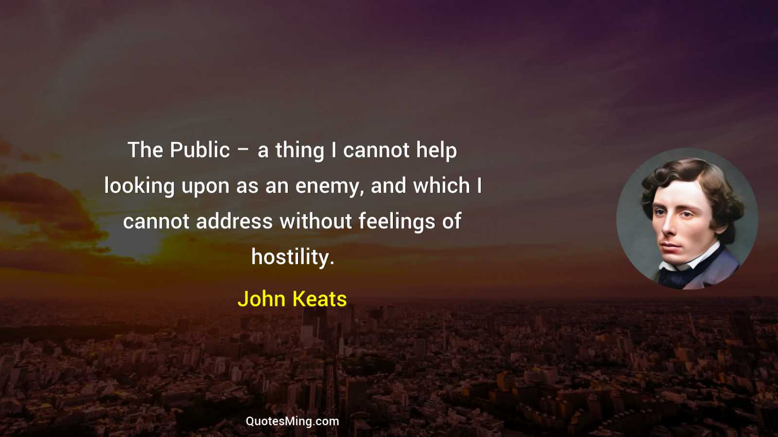 The Public – a thing I cannot help looking upon