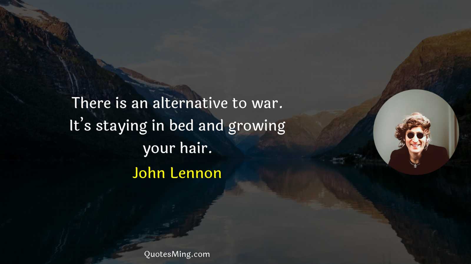 There is an alternative to war It’s staying in bed