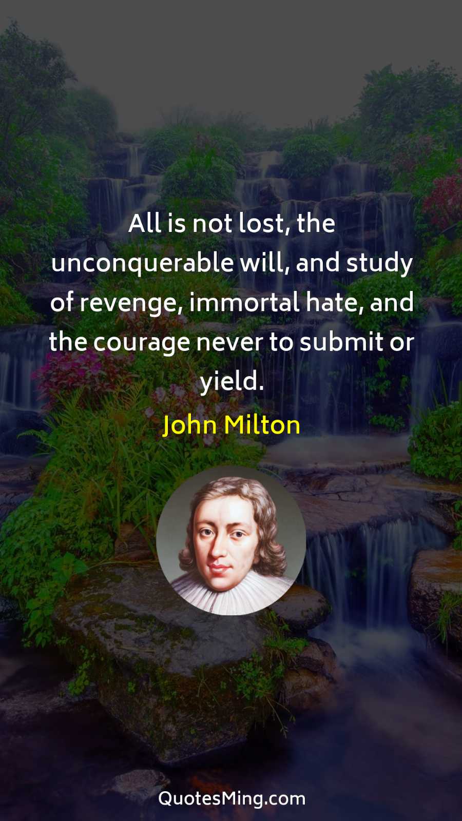 All is not lost the unconquerable will and study of