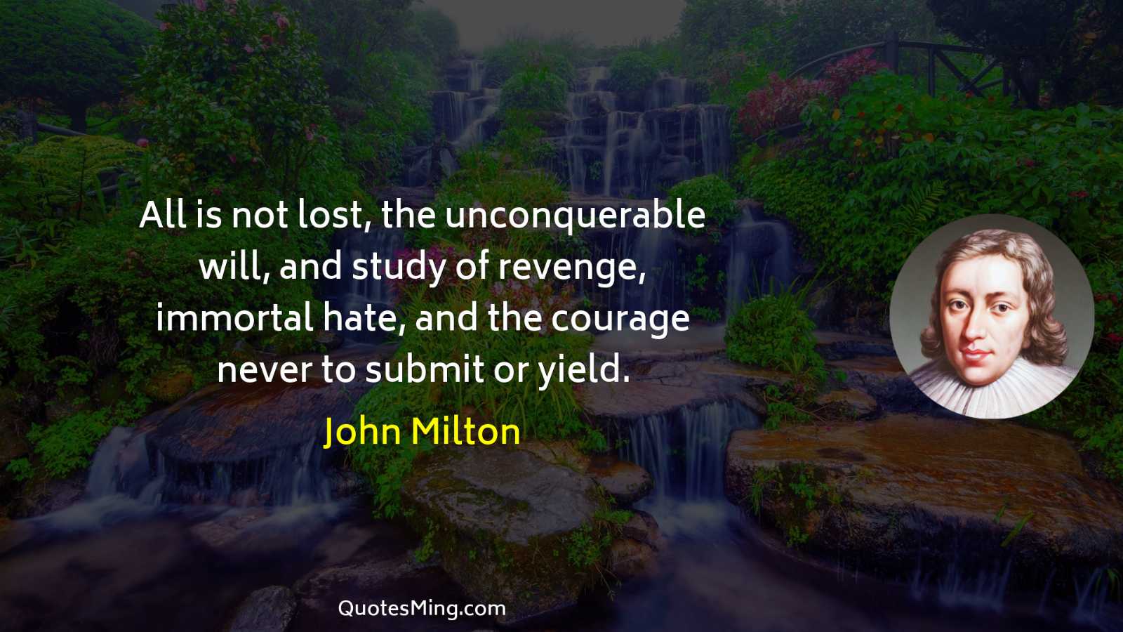 All is not lost the unconquerable will and study of