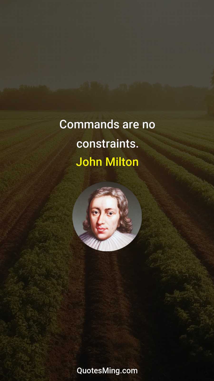 Commands are no constraints