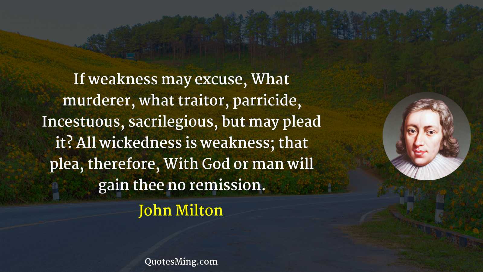 If weakness may excuse What murderer what traitor parricide Incestuous