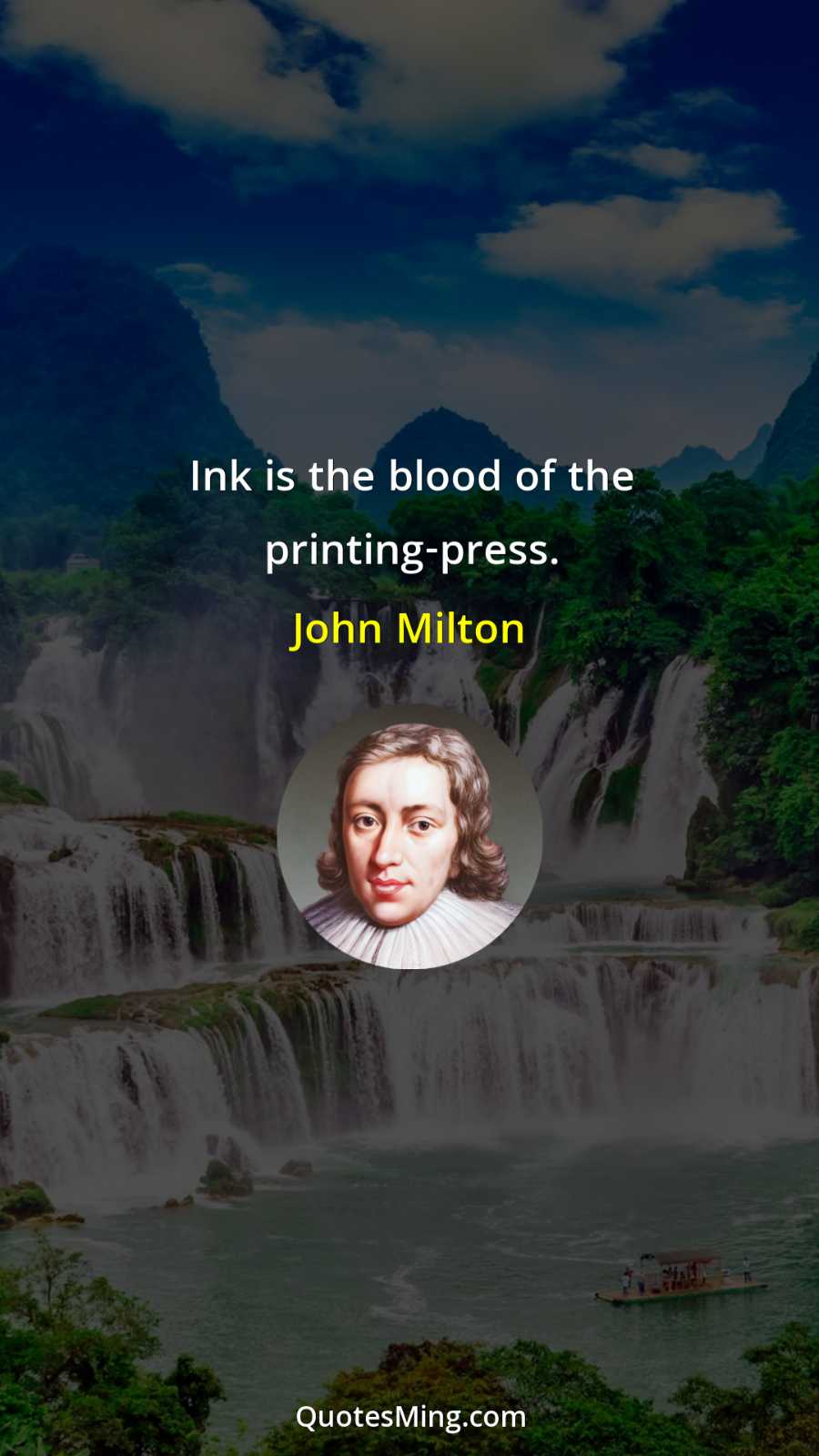 Ink is the blood of the printing-press