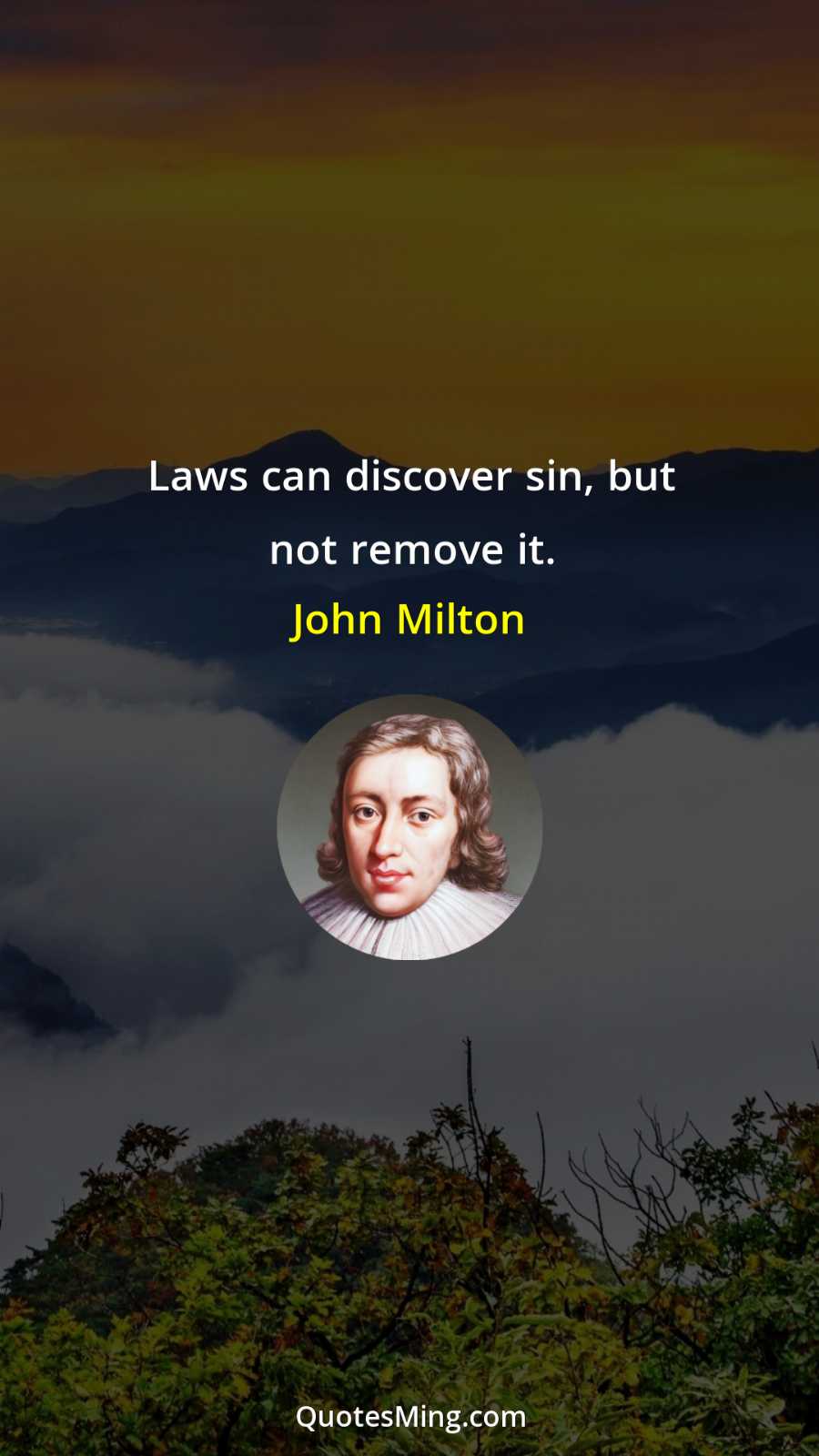 Laws can discover sin but not remove it