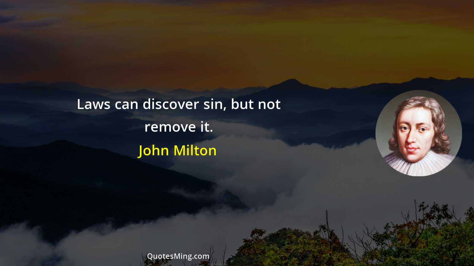 Laws can discover sin but not remove it