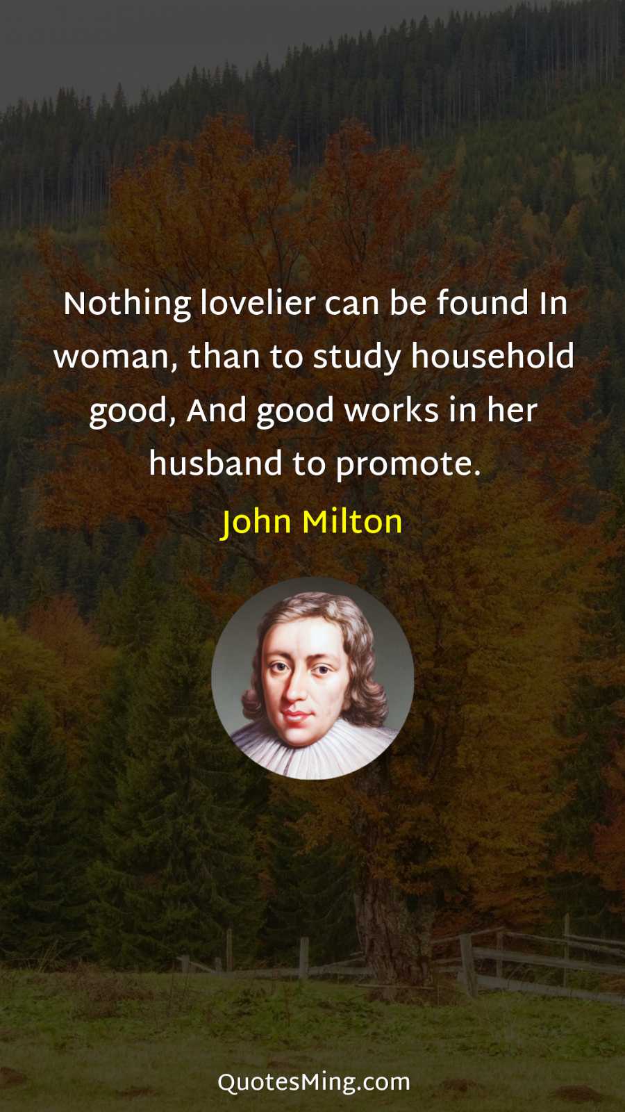 Nothing lovelier can be found In woman than to study