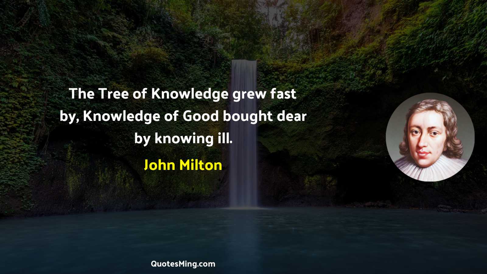 The Tree of Knowledge grew fast by Knowledge of Good