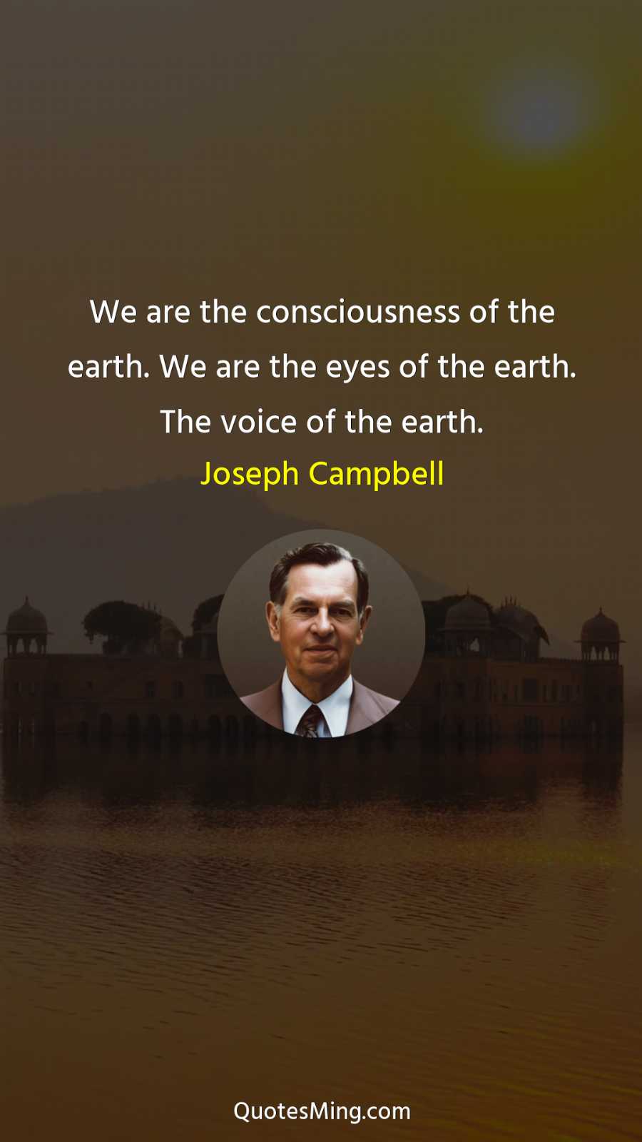 We are the consciousness of the earth We are the