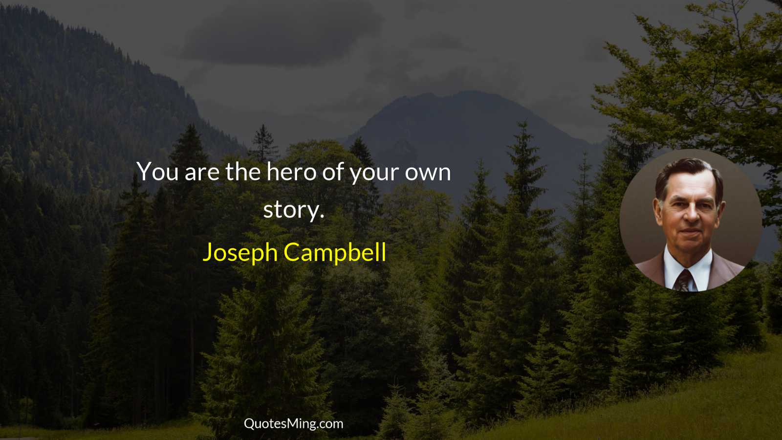 You are the hero of your own story