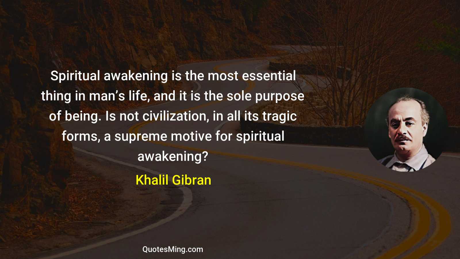 Spiritual awakening is the most essential thing in man’s life