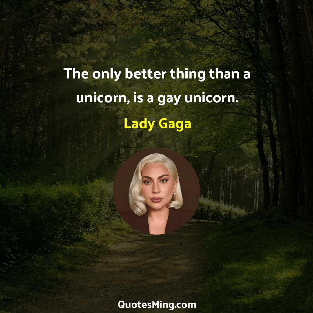 The only better thing than a unicorn is a gay