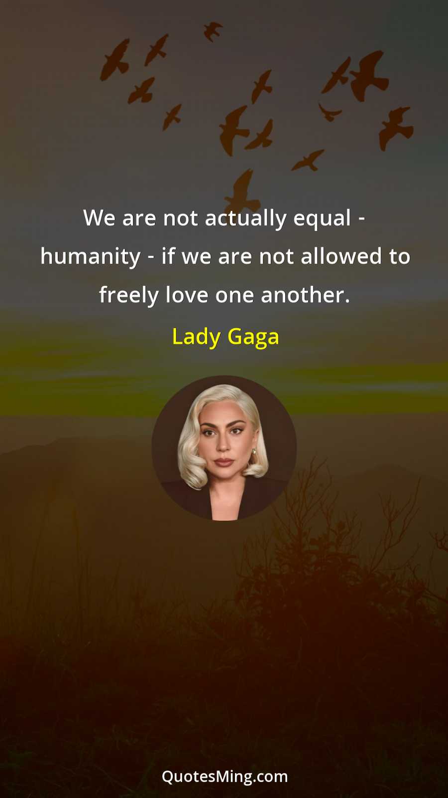 We are not actually equal - humanity - if we