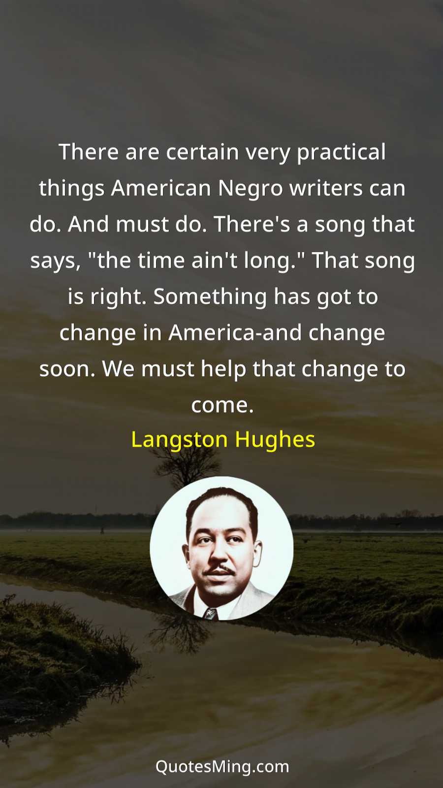 There are certain very practical things American Negro writers can