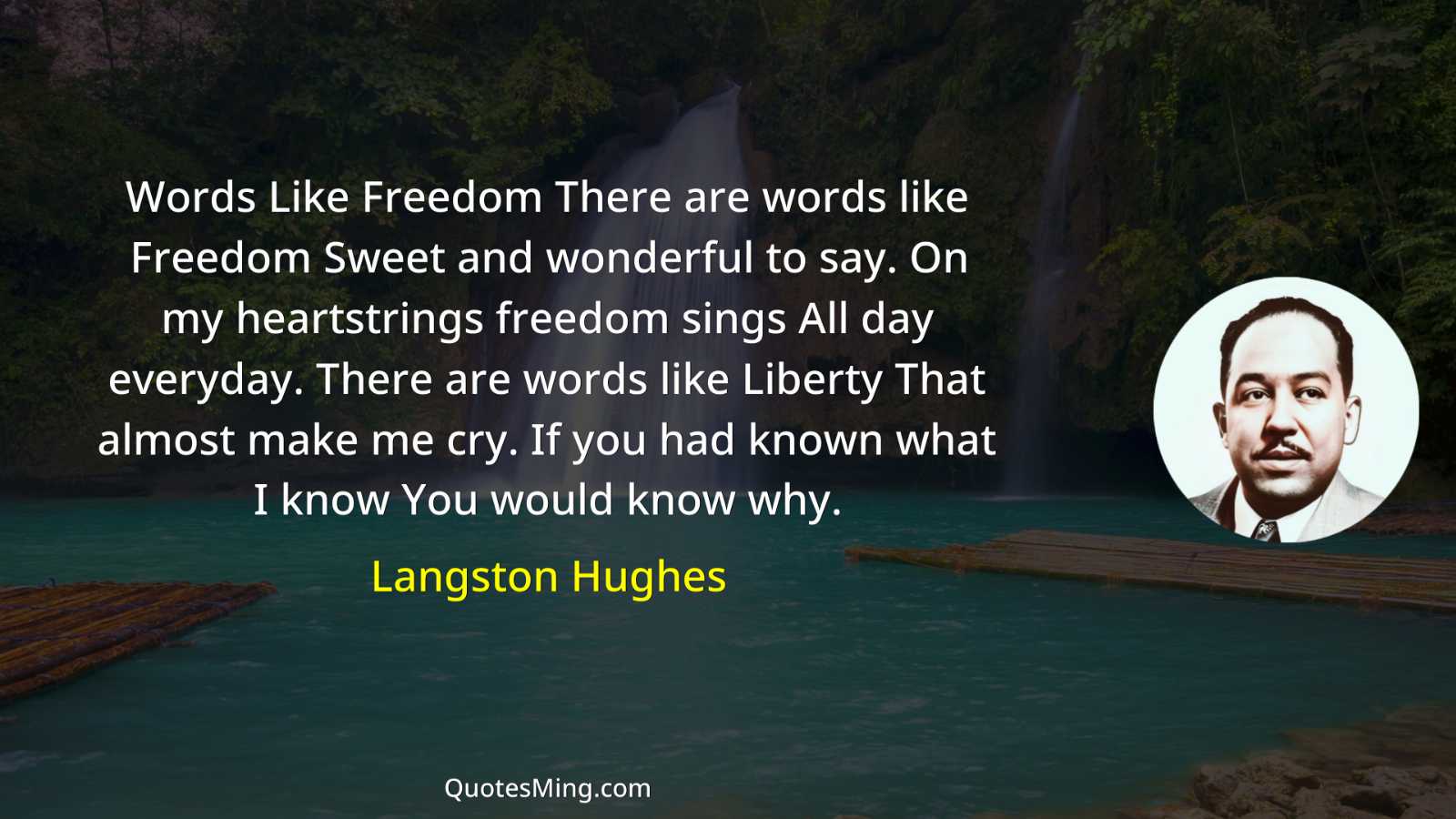 Words Like Freedom There are words like Freedom Sweet and