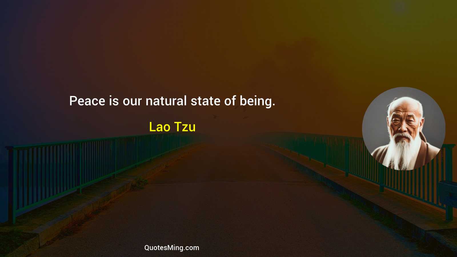 Peace is our natural state of being