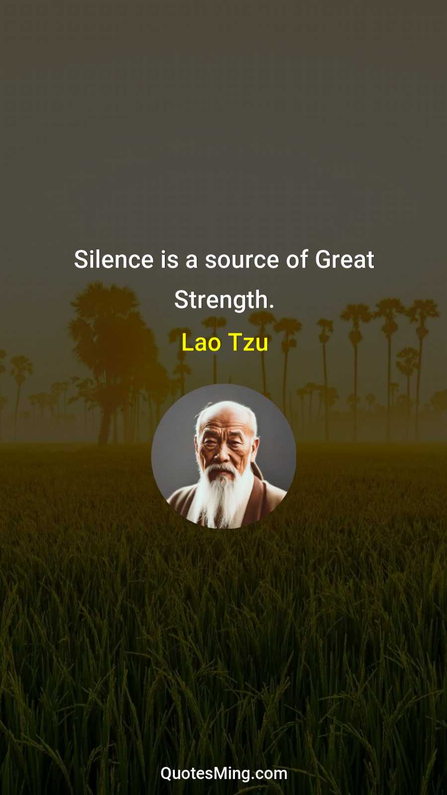 Silence is a source of Great Strength