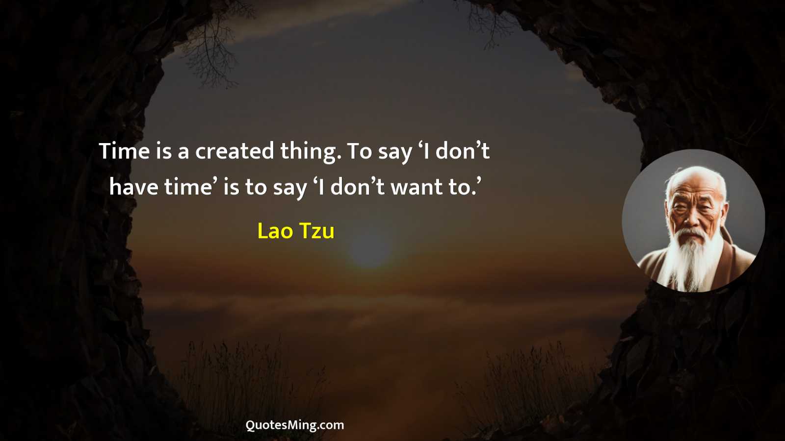 Time is a created thing To say ‘I don’t have