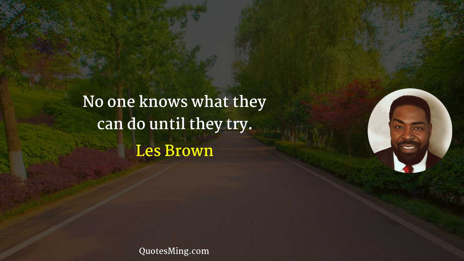 No one knows what they can do until they try