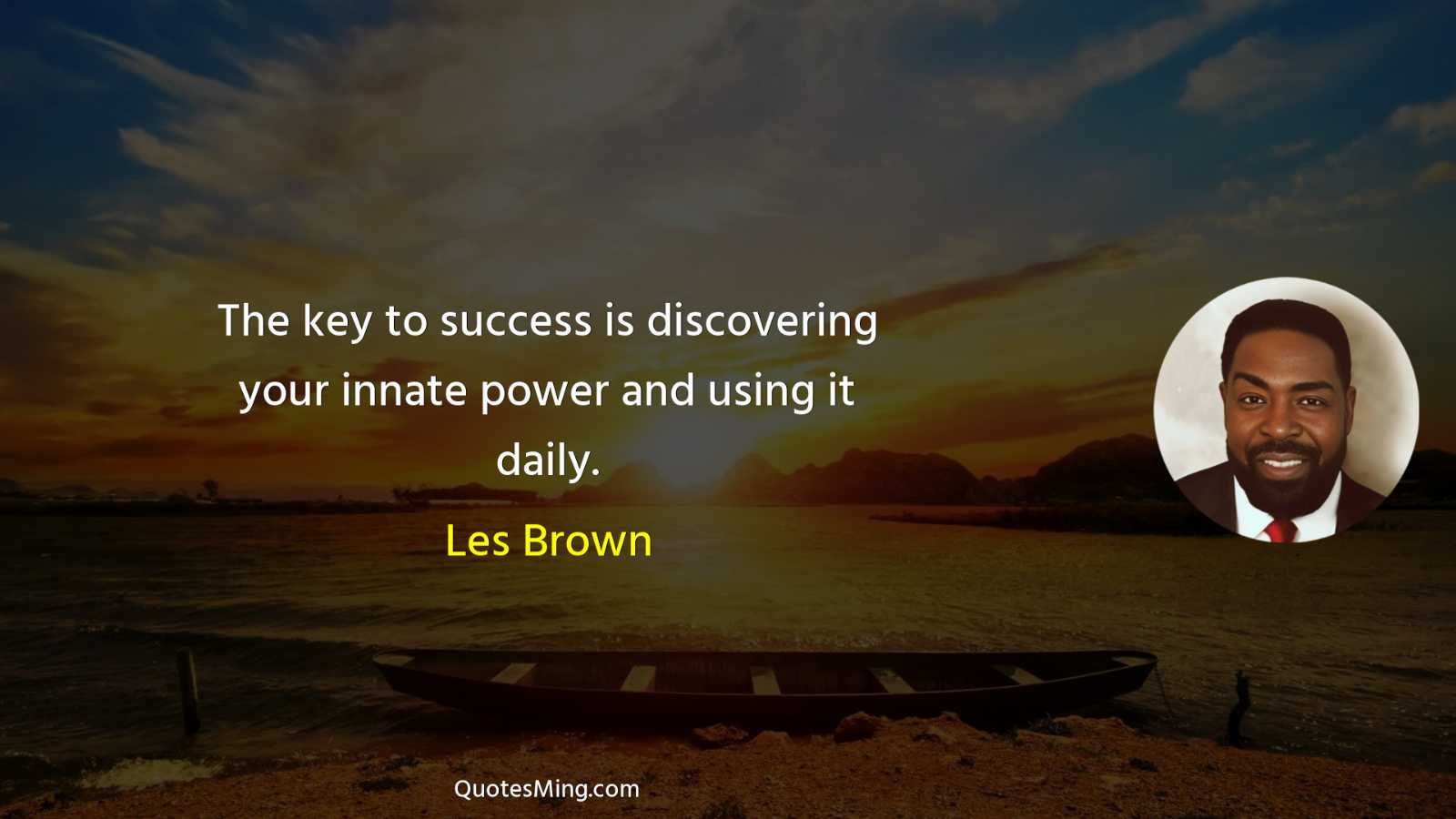 The key to success is discovering your innate power and