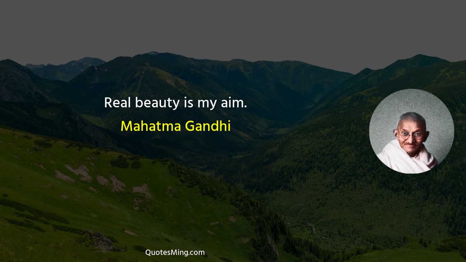 Real beauty is my aim