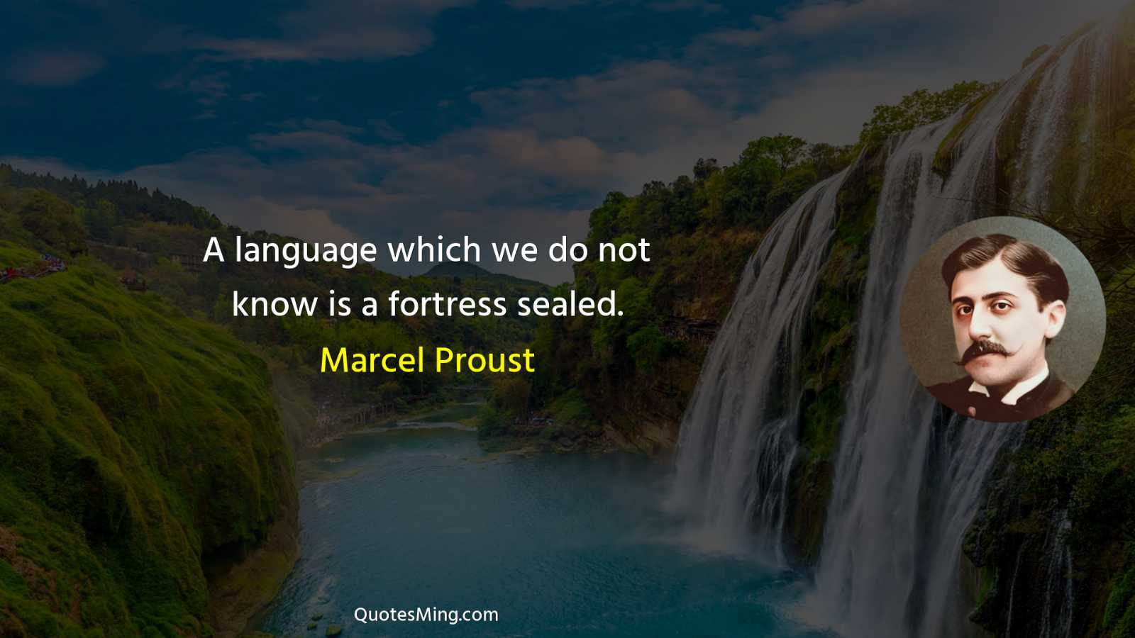 A language which we do not know is a fortress