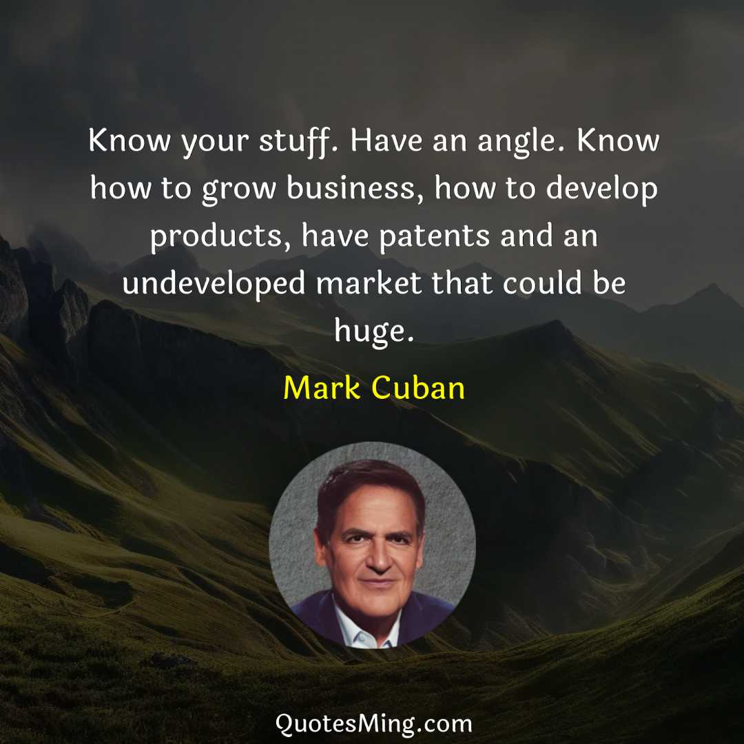 Know your stuff Have an angle Know how to grow