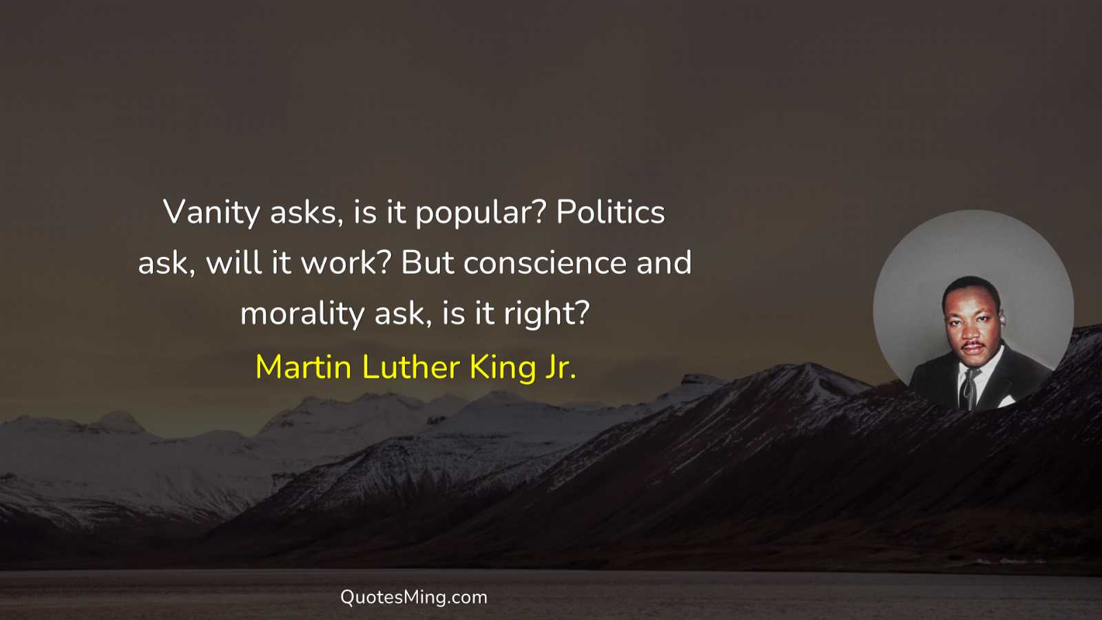 Vanity asks is it popular? Politics ask will it work?