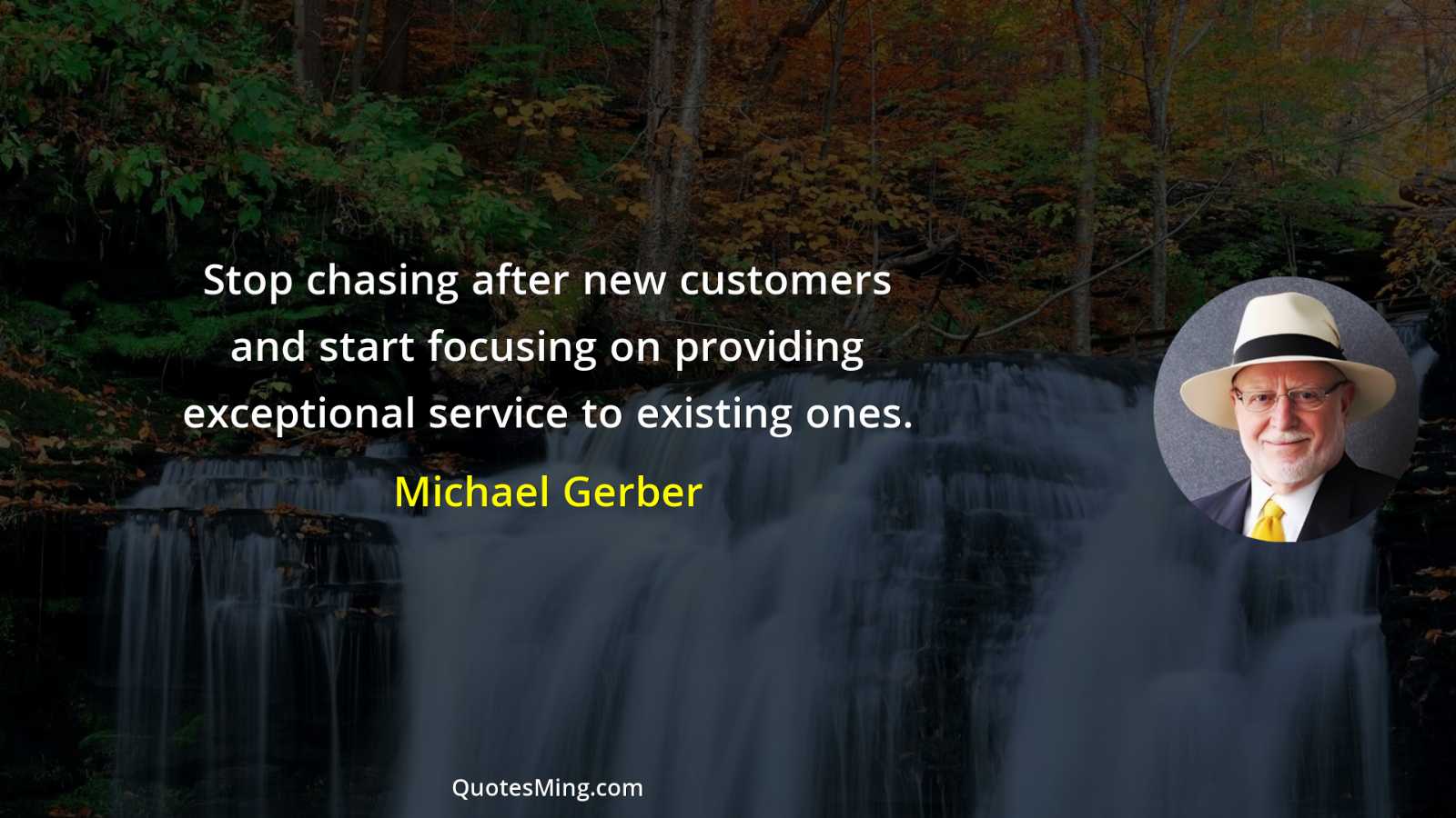 Stop chasing after new customers and start focusing on providing