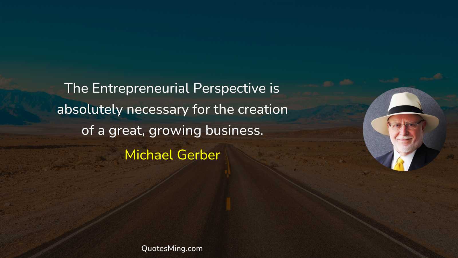 The Entrepreneurial Perspective is absolutely necessary for the creation of