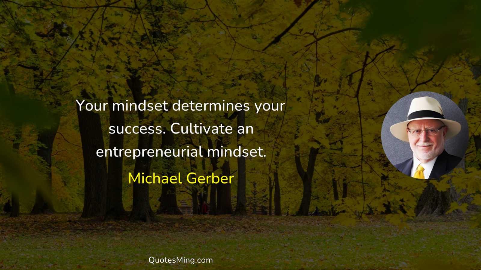 Your mindset determines your success Cultivate an entrepreneurial mindset