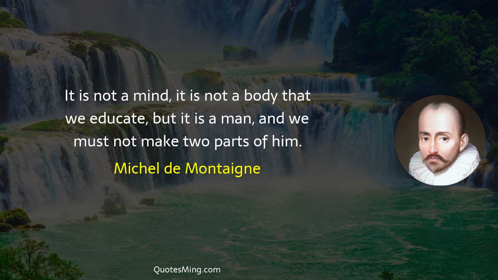 It is not a mind it is not a body