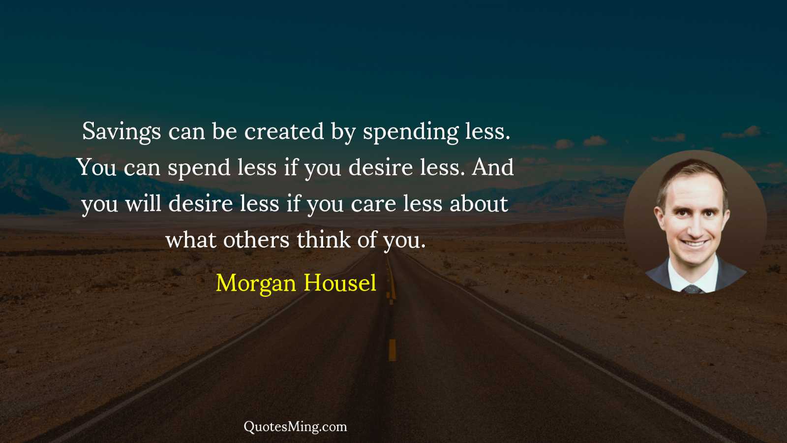 Savings can be created by spending less You can spend