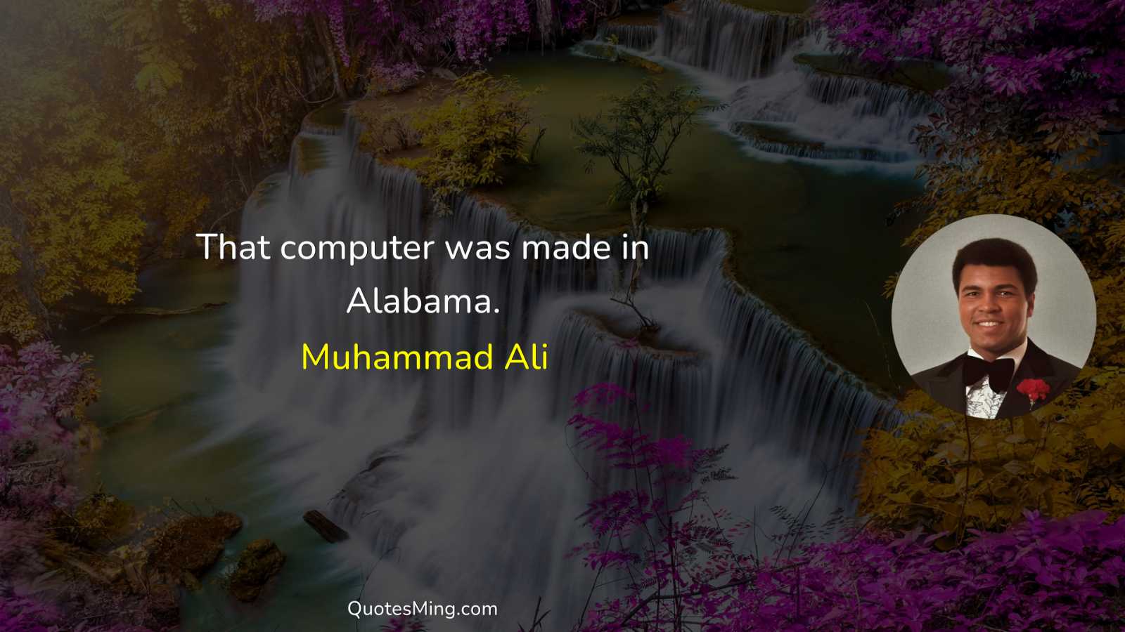 That computer was made in Alabama