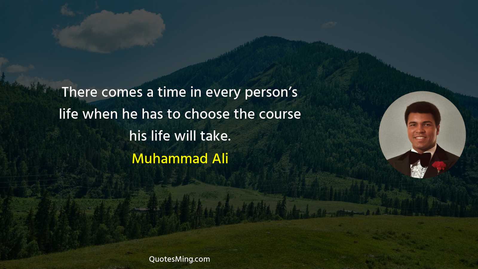 There comes a time in every person’s life when he