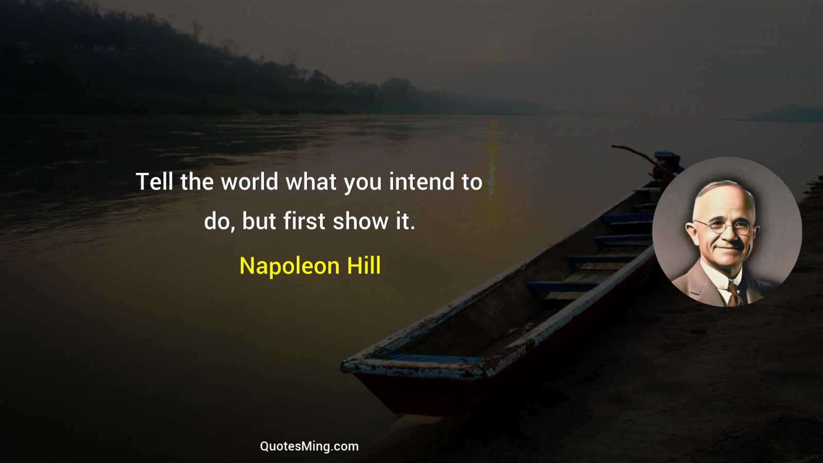 Tell the world what you intend to do but first