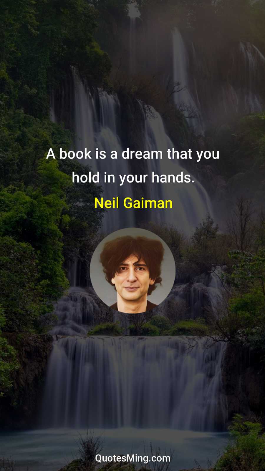 A book is a dream that you hold in your