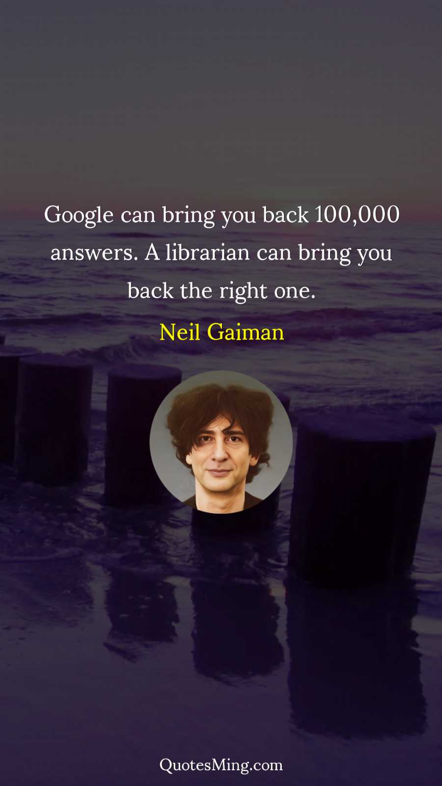 Google can bring you back 100000 answers A librarian can