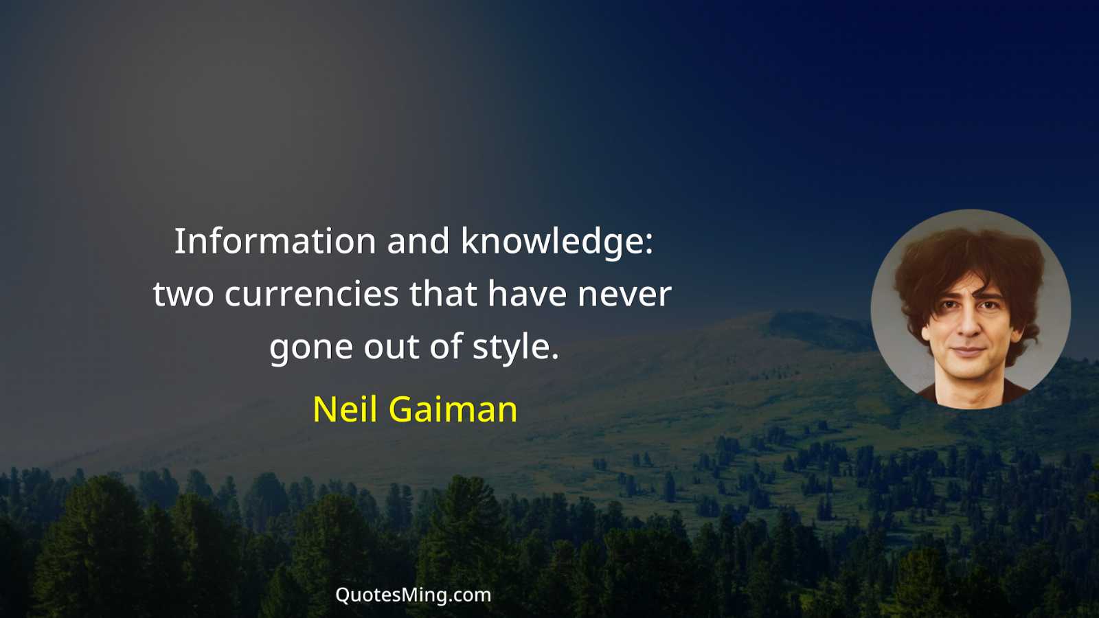 Information and knowledge: two currencies that have never gone out