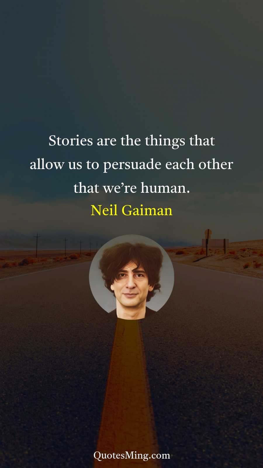 Stories are the things that allow us to persuade each