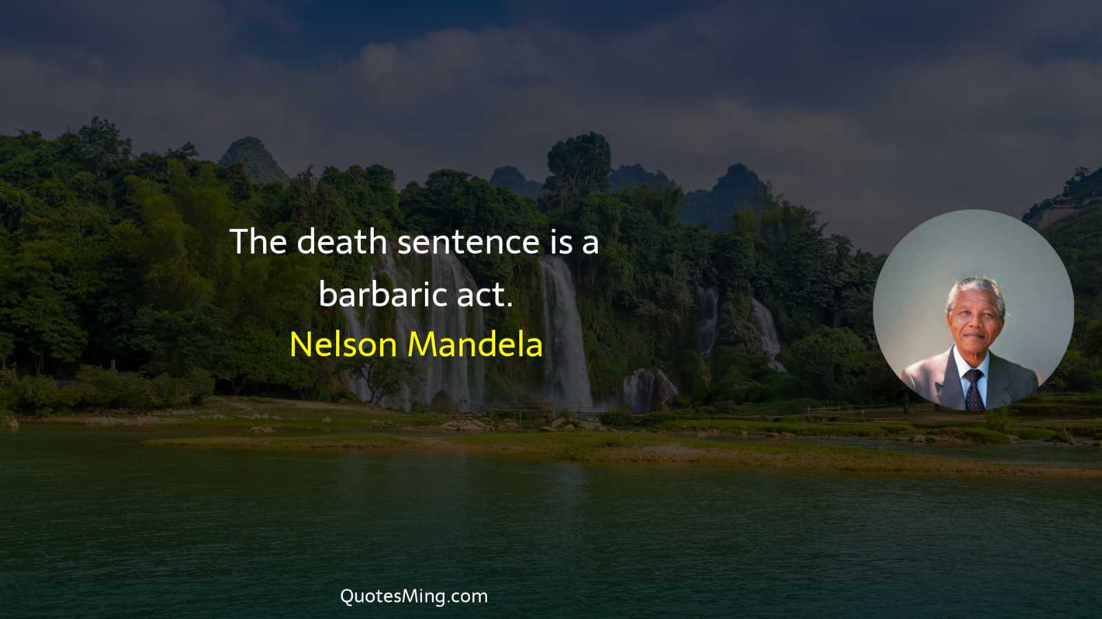 The death sentence is a barbaric act