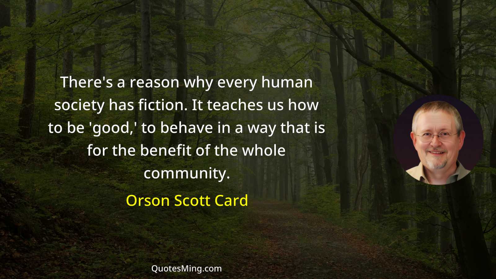 There's a reason why every human society has fiction It