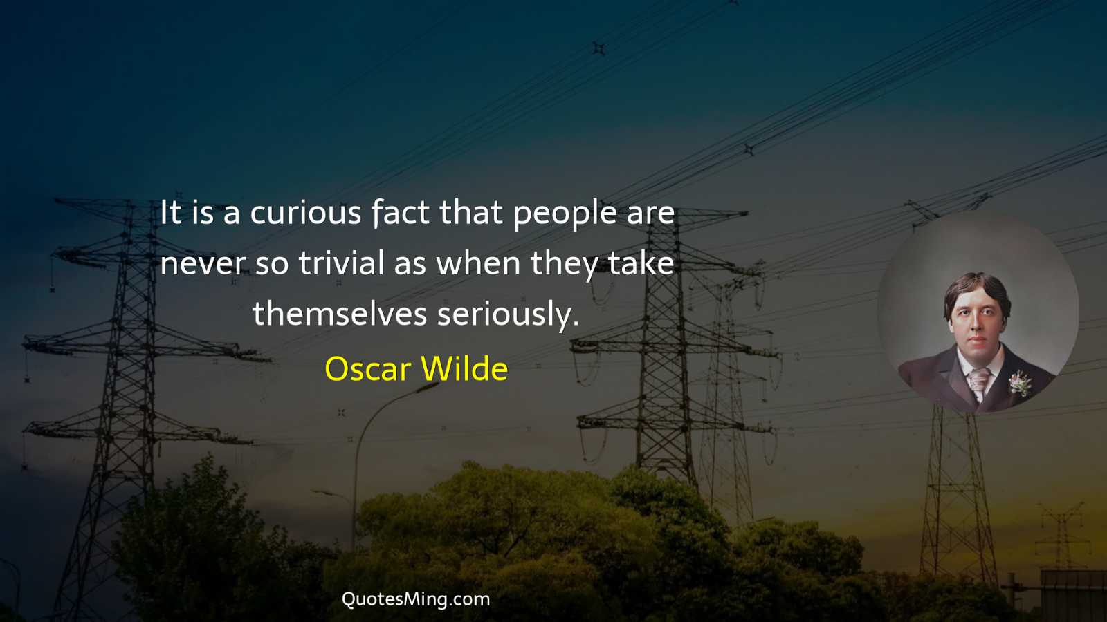 It is a curious fact that people are never so