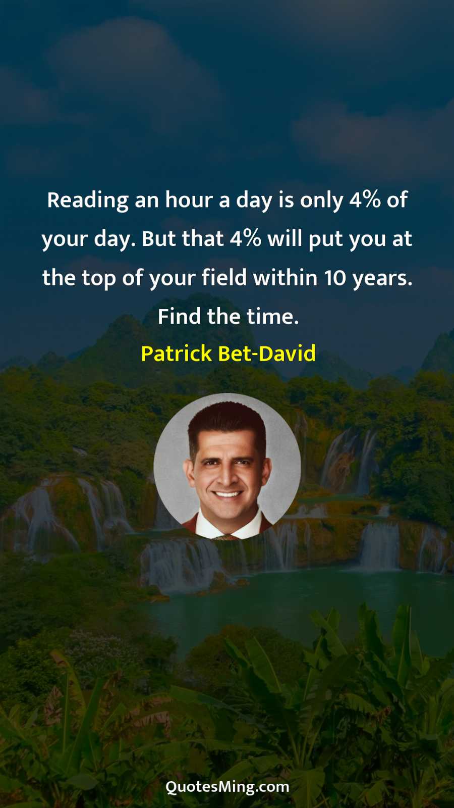 Reading an hour a day is only 4% of your